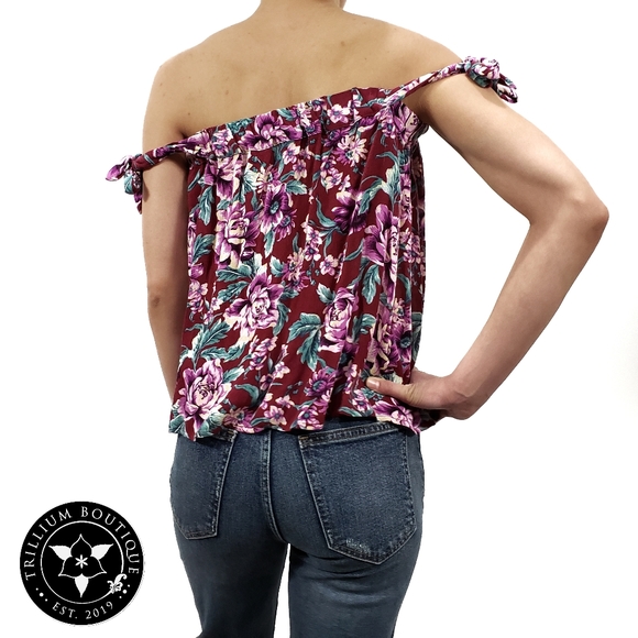 American Eagle Sleeveless Off the Shoulder Top - Picture 5 of 6